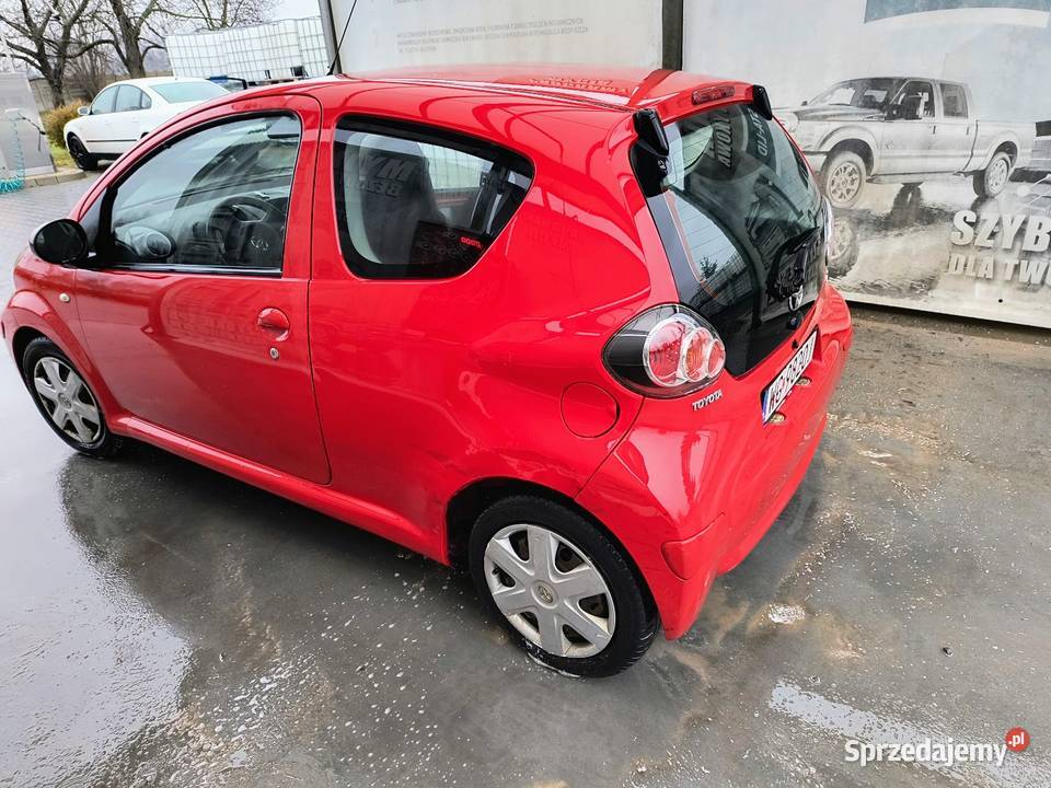 Toyota Aygo 10 lift czerwony Aygo Stoczek Łukowski
