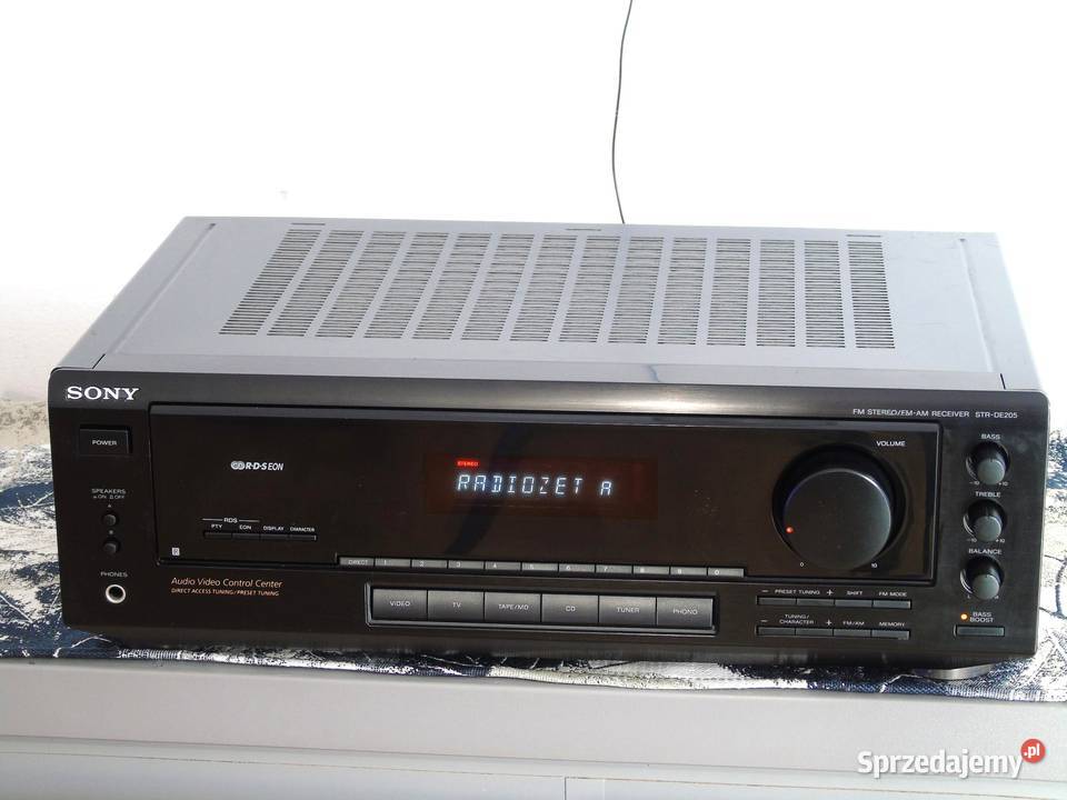 Amplituner Sony STRDE205 RDS sprawny WYSYŁKA Amplitunery Jasło