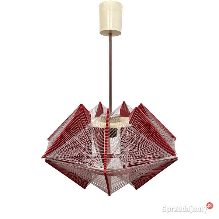 Lampa żyłkowa Rozwój Kłobuck polski design prl Warszawa