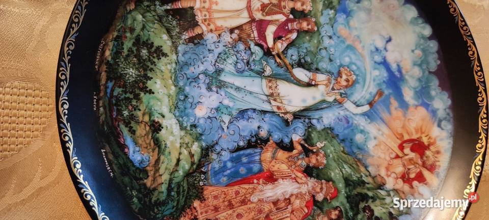 Unikatowy talerz kolekcjonerski Legendy Rosji Wrocław