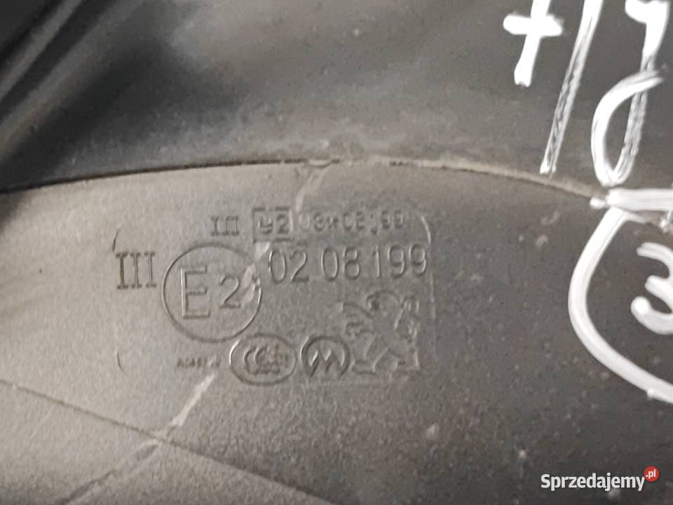 PEUGEOT 5008 I lusterko lewe ANGLIK E20208199 osobowe