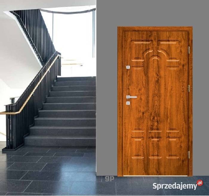 Drzwi do mieszkań domów gładkie tłoczone antywłamaniowe Radomsko