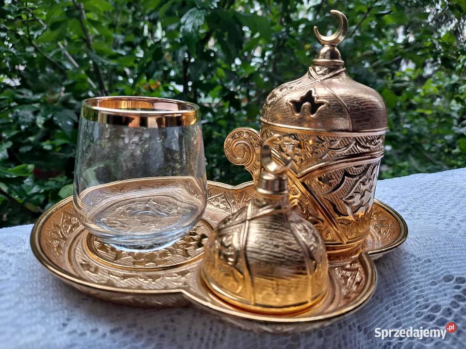 KAWA TURECKU zestaw serwis 1 osoby