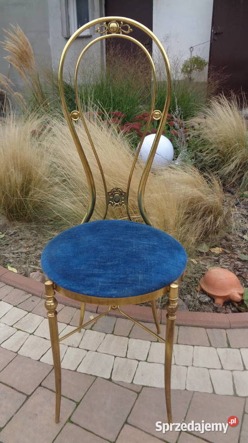 mosiężne krzesło