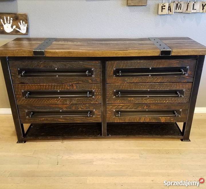 Meble industrialne LoftKomoda LoftKomoda RTV Warszawa