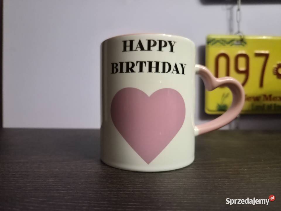 Kubek reklamowy z własną grafiką logiem tekstem wielkopolskie Poznań