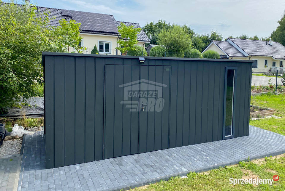 Schowek domek ogrodowy 5x25m wiata 05m brama Jarocin