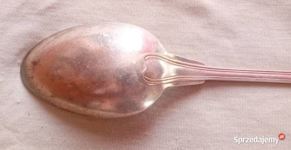 Komplet 6 platerowanych łyżek stołowych Gustaw