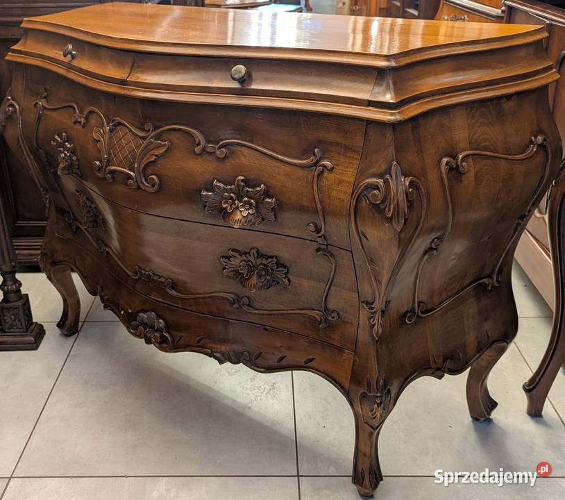 Wspaniała komoda neobarokowa orzech sklep Dąbrowa Górnicza sprzedam