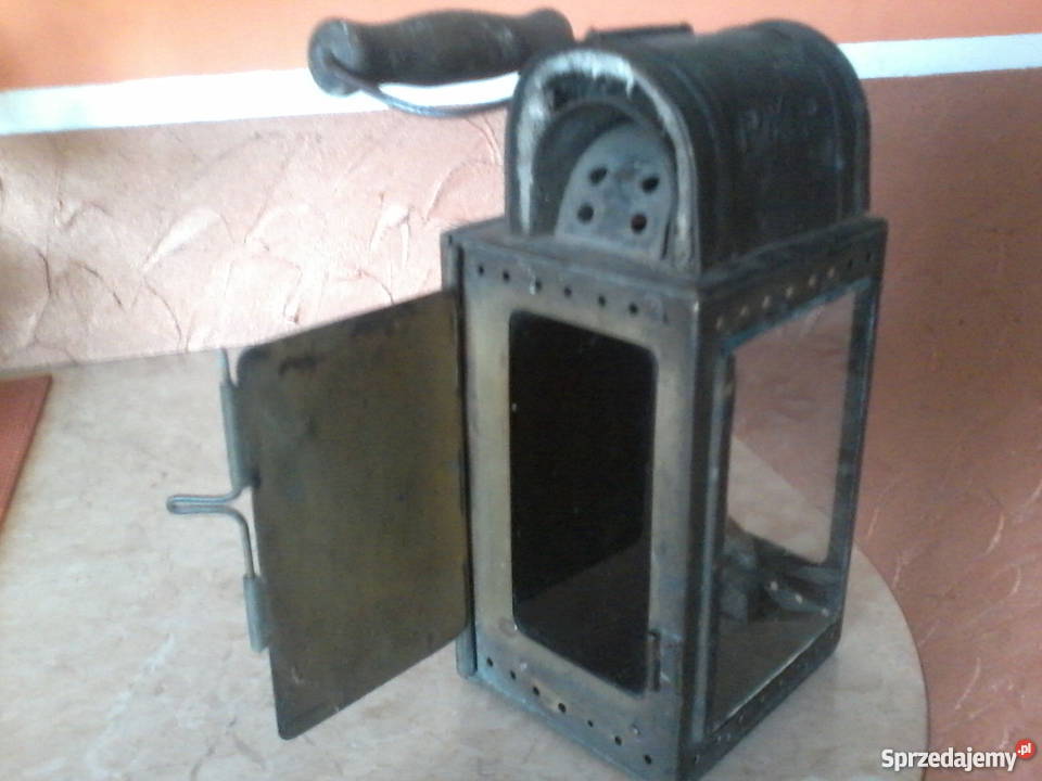 Lampa karbidowa 1928 r PKP Antyki