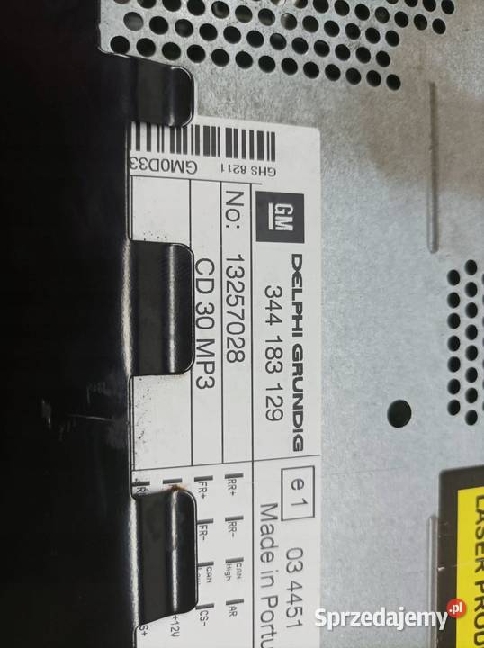 RADIO CD 30 13257028 344183129 Opel Corsa IV