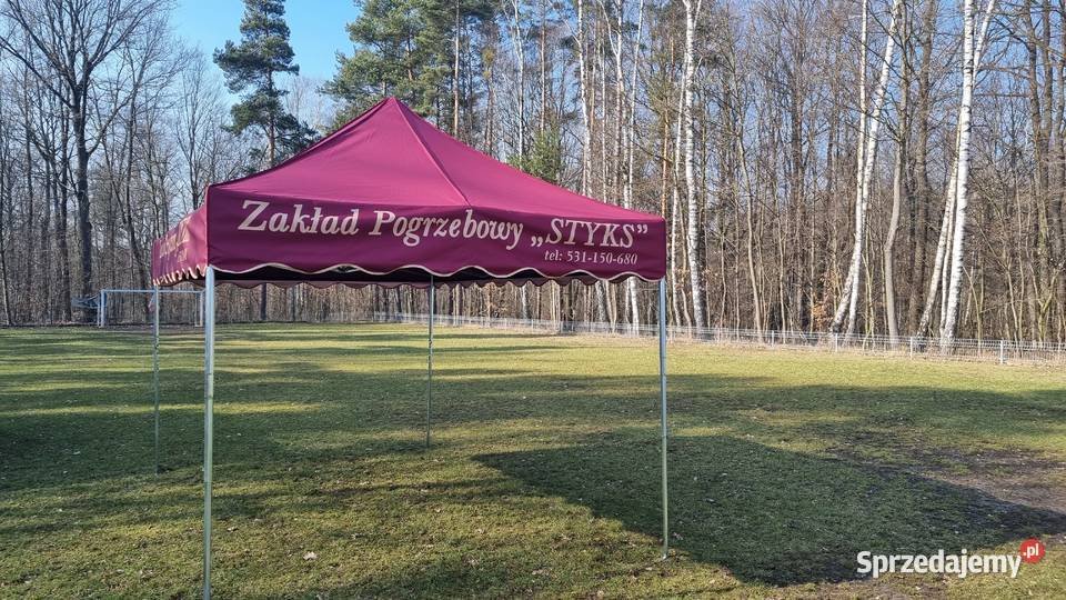 Namioty pogrzebowe 3 x 45 stal namiot żałobny śląskie Konradów