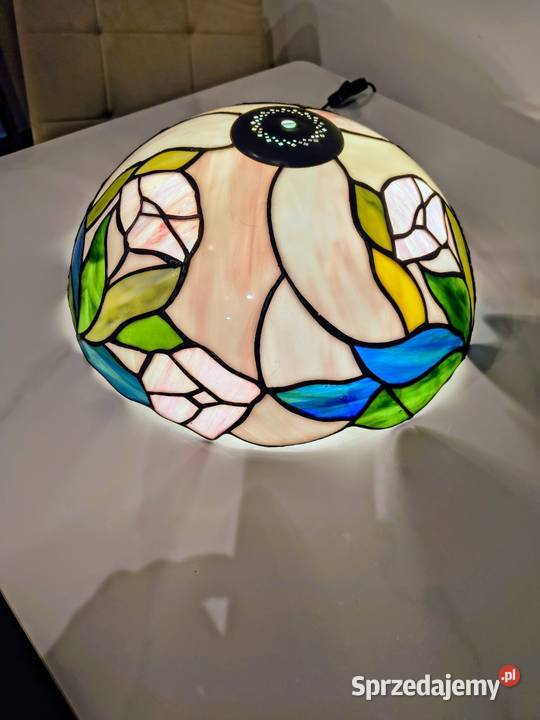 Abażur do lampy witrażowej wiszącej stołowej Zaręba