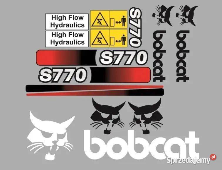 Naklejki oklejenie BOBCAT S770 Zamiennik Janików