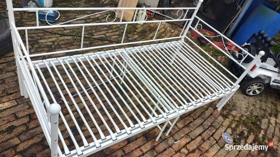 Łóżko metalowe rozkładane Książ Wielkopolski