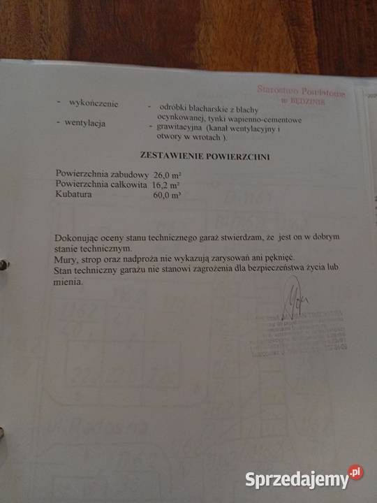 Garaż murowany śląskie Będzin sprzedam