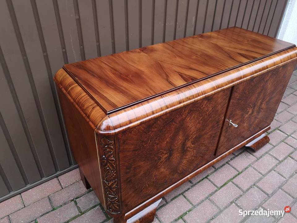 Komoda ARTDECO Orzech RTV Niska 127 Zgrabna Swarzędz