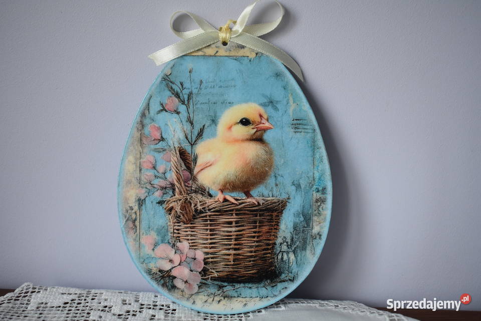 Jajko pisanka decoupage zawieszka dekoracja Warszawa
