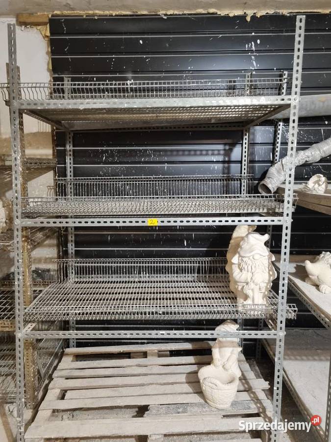 Regał magazynowy z kątowników perforowanych Pozostałe śląskie
