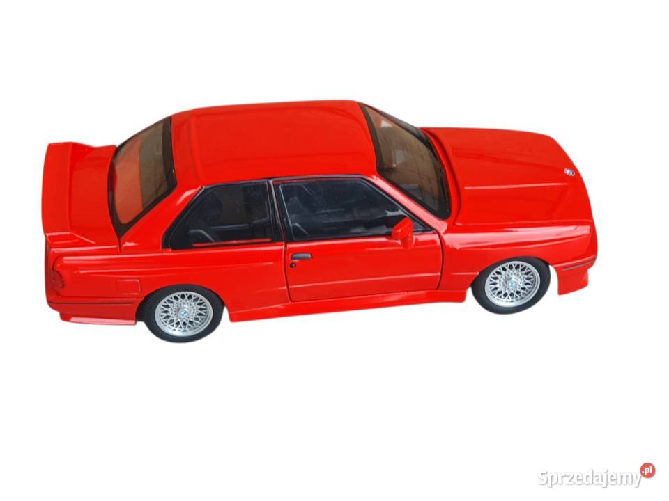 Model samochodu BMW E30 M3 skala 124 wersja 1988 Samochody i pojazdy Cieszyn
