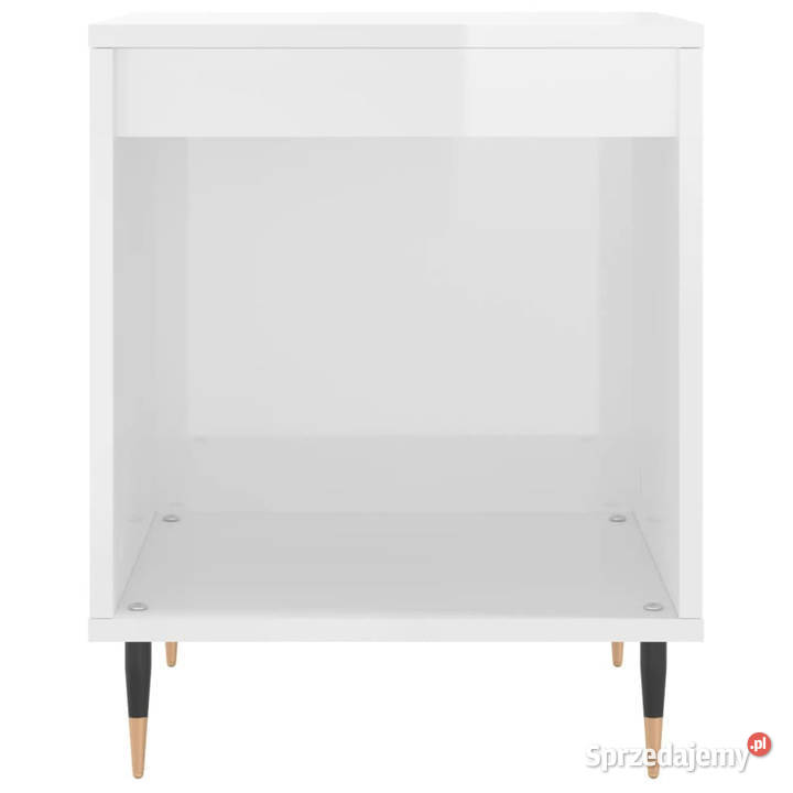 Szafka nocna wysoki połysk biała 40x35x50 mazowieckie Warszawa