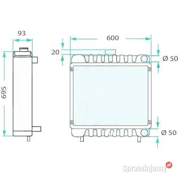 Chłodnica wody Massey Ferguson 3050 3060 3065 mazowieckie Zbuczyn
