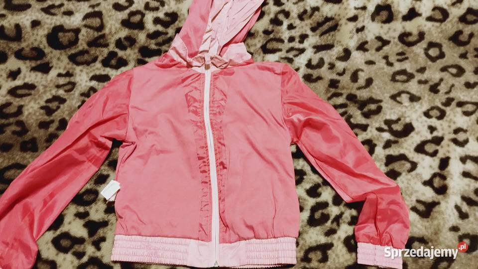 kurtka dziewczęca różowa rozmiar 140146