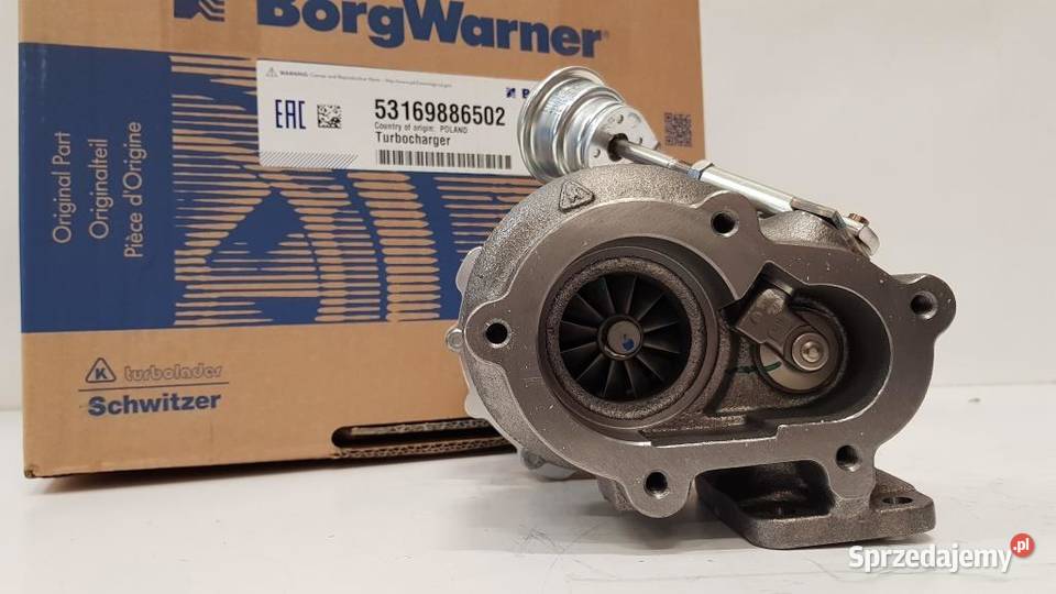 Turbosprężarka BorgWarner KKK 53169886502 Silniki i osprzęt mazowieckie Siedlce