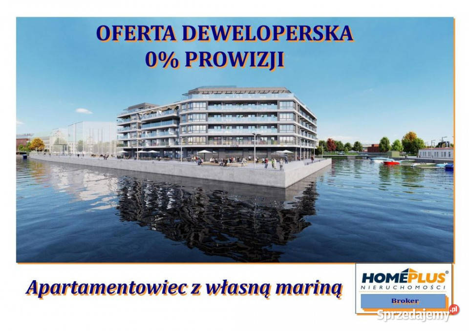 DEWELOPERSKA Unikalny projekt Odrą 27.22m2 Szczecin sprzedam