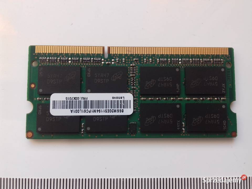 Micron DDR3 16GB PC3L12800S SODIMM 135V Bydgoszcz sprzedam