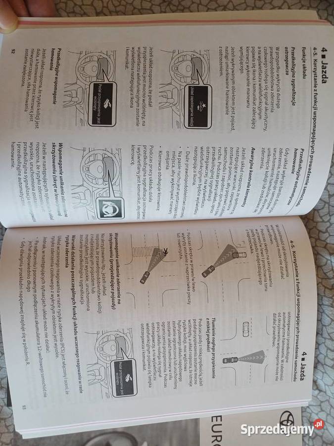 Oryginalna instrukcja obsługi modelu Toyota Rzgów