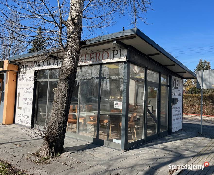 Sprzedam Pawilon handlowousługowy wolnostojący witryna Opole