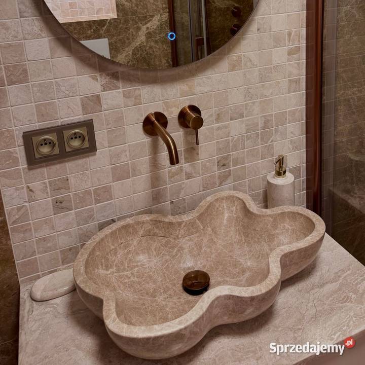 Mozaika marmurowa Queen Beige bębnowana Rumia