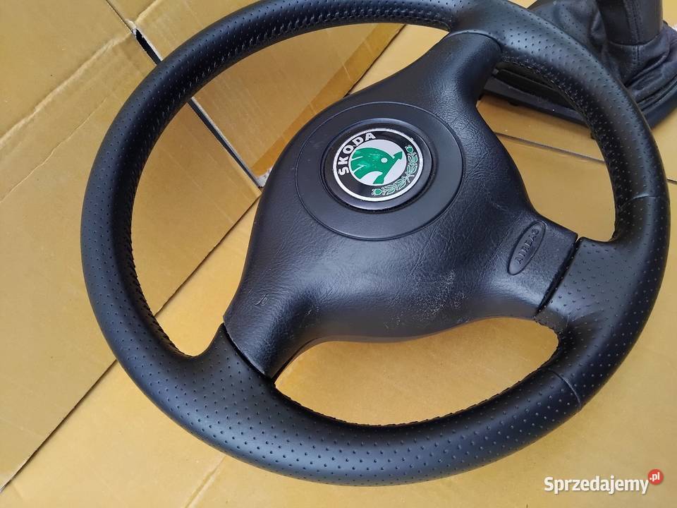 Kierownica gałka mieszek Skoda Octavia 1 Fabia 1 osobowe Kierownice Grodków