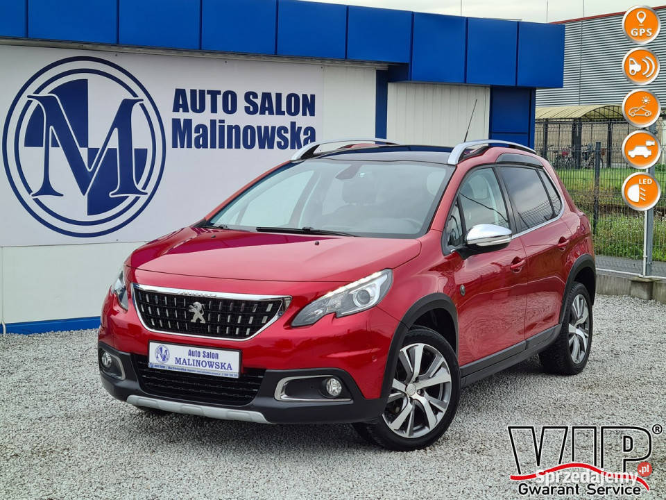 Peugeot 2008 SzklanyDach Navi PDC Kamera 2xPDC Wągrowiec