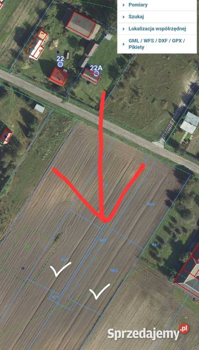 Na sprzedaż działka budowlana Rozpłucie Drugie budowlana