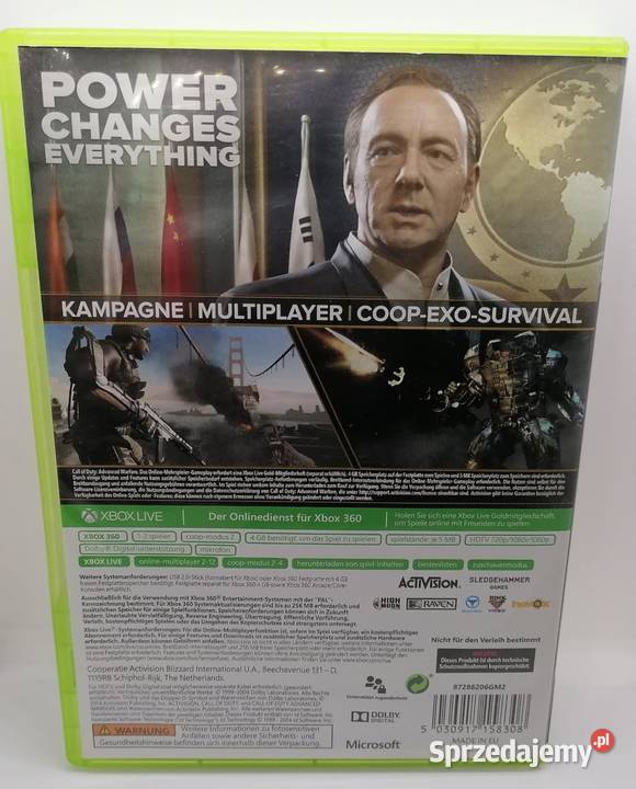 Gra Call of Duty Advanced Warfare Xbox 360 Gry na konsole Gry komputerowe i konsolowe Elbląg