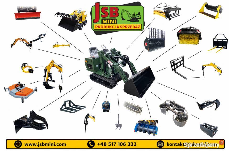 MINI ŁADOWARKA GĄSIENICOWA MSTL113 JSB Lubicz Dolny