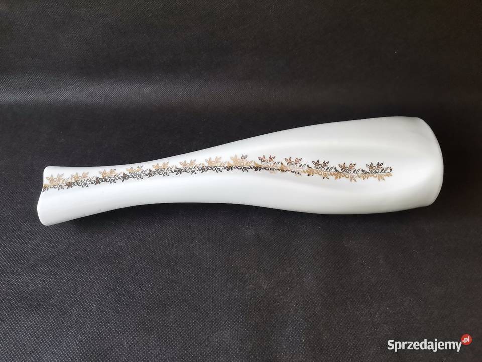 Stary wazon z dziurką porcelana Bogucice PRL Katowice