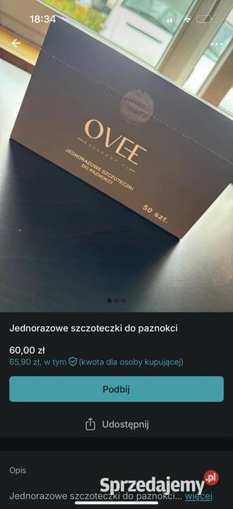 Sprzedam jednorazowe szczoteczki do paznokci Skierniewice