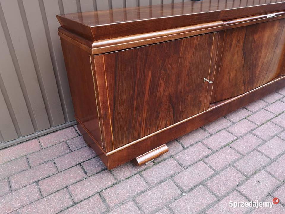 Komoda ARTDECO RTV Niska Orzech 200 Zgrabna