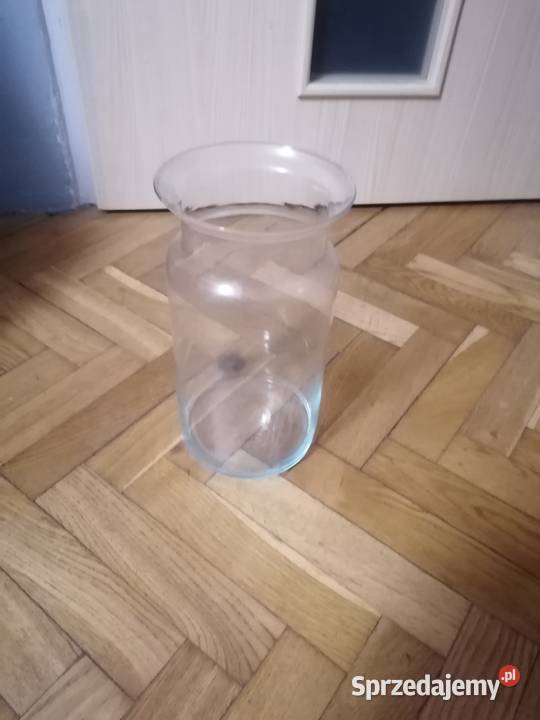 Pojemnik szklany wysoki przezroczysty Gdańsk sprzedam