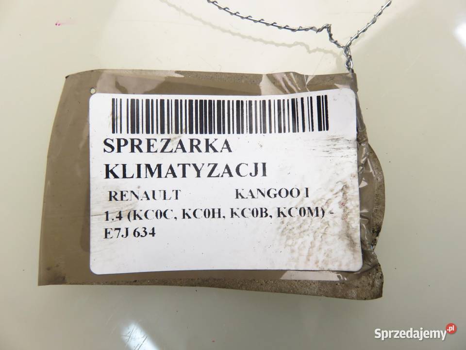 KOMPRESOR KLIMATYZACJI RENAULT KANGOO I 14 8V 75 osobowe