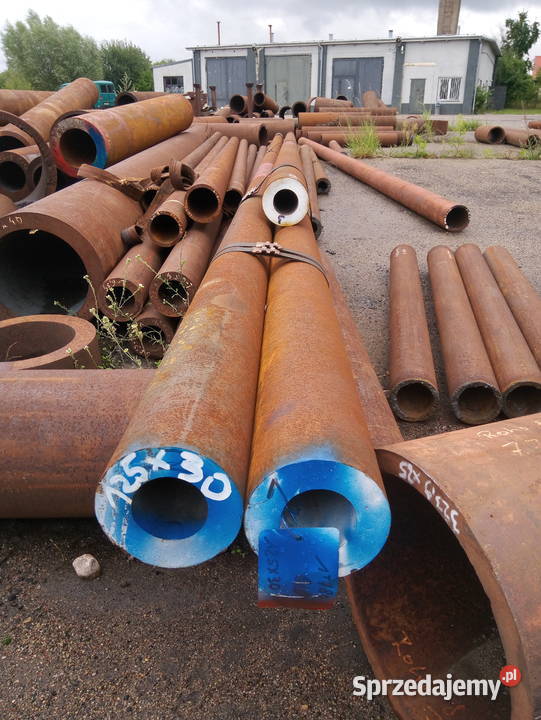 Rury stalowe grubościenne bez szwowe Łobez