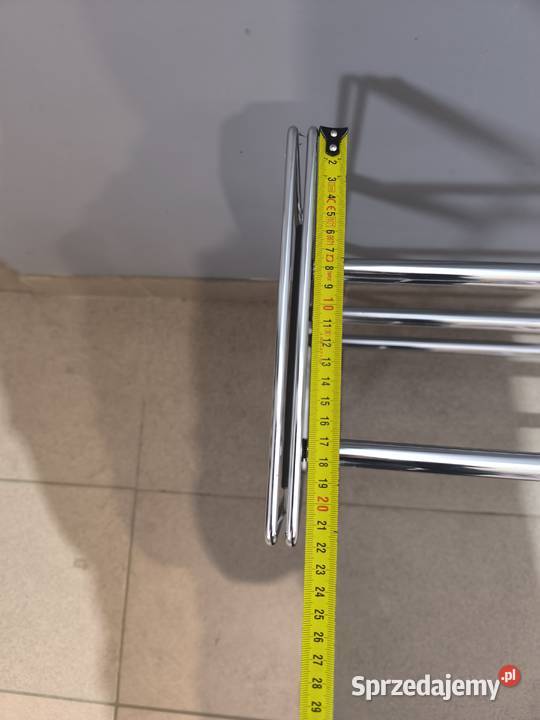 LIVARNO ROZSUWANY REGAŁ NA OBUWIE CHROMOWANY 22.5cm Kamień Pomorski