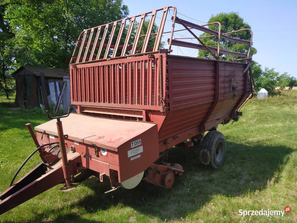 Przyczepa samozbierająca do sianokiszonki T055 mazowieckie Dybów