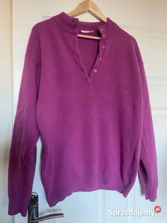 Sweter damski z wełny dziewiczej i angory w Swetry i golfy Legnica