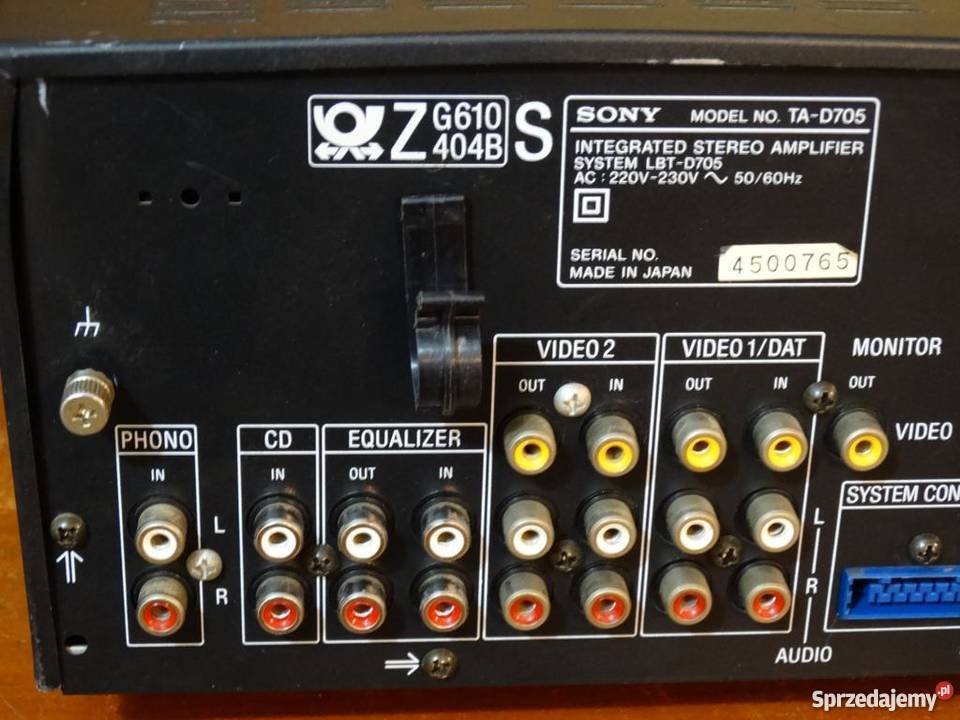 Wzmacniacz Sony TAD705 sprawny i mocnyWYSYŁKA Jasło