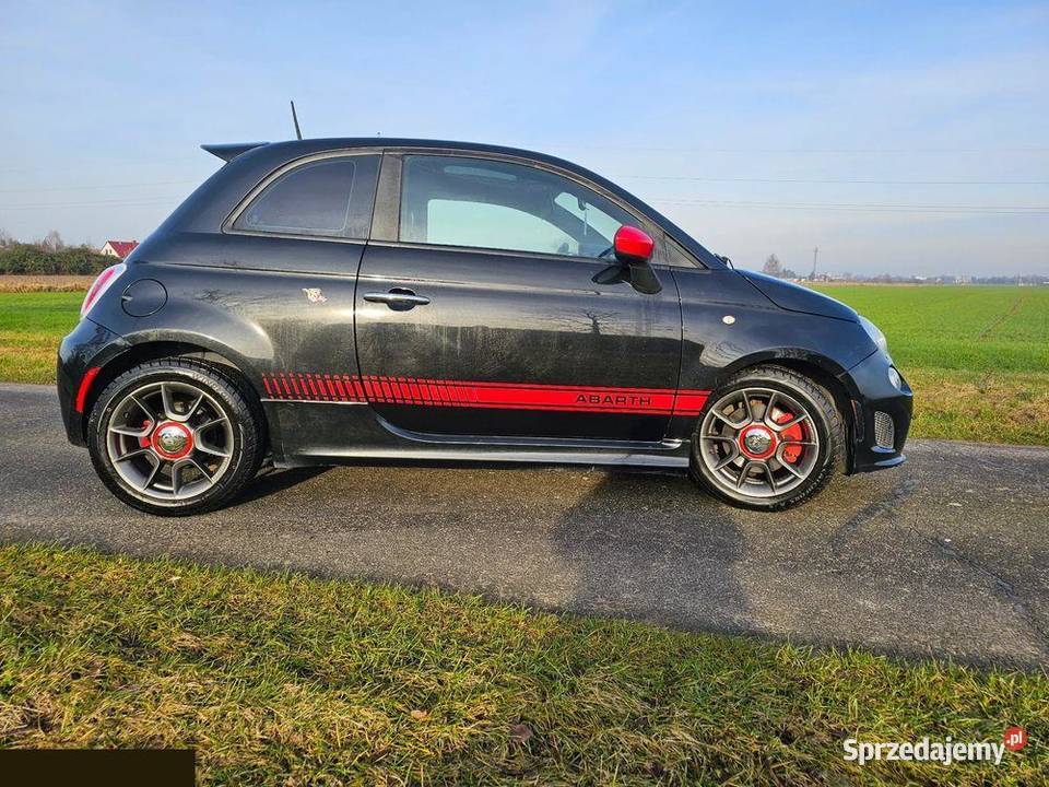 Abarth 500 14 Benzyna 145 2014r doinwestowany Poznań