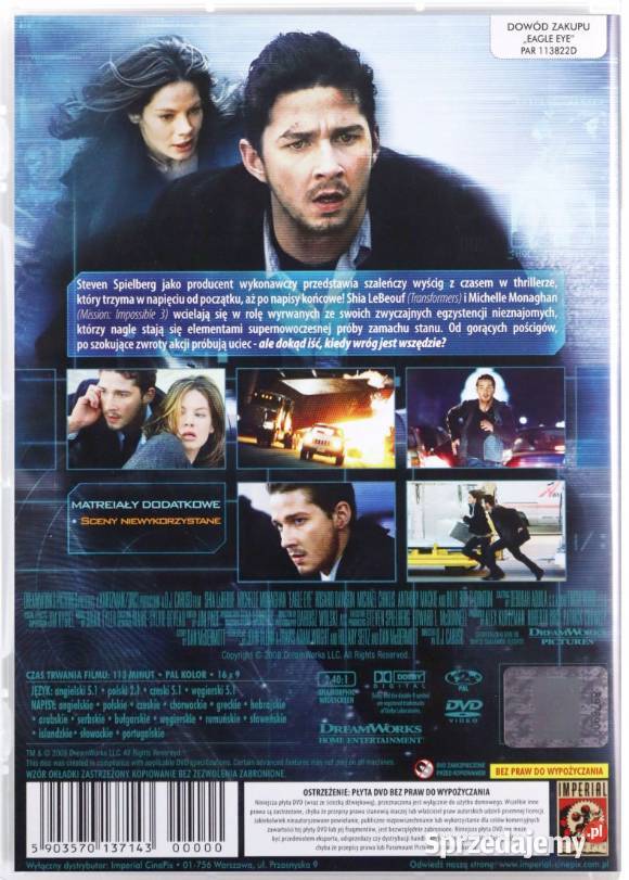 EAGLE EYE SHIA LeBEOUF